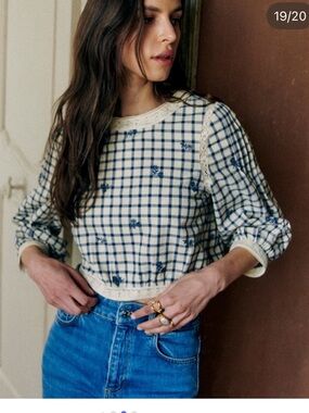 sezane thalyna blouse